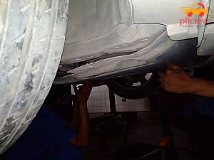 Removal of engine Protection plate